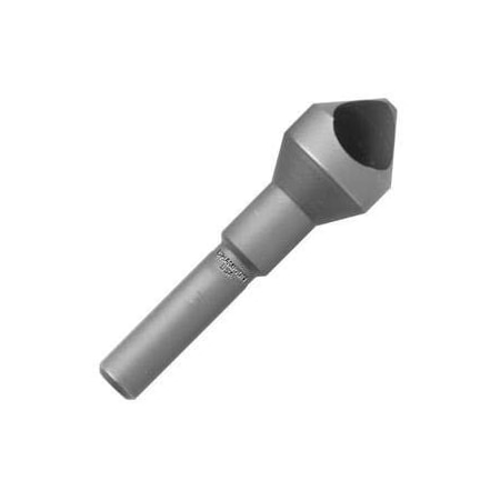 Champion Cutting Tool CSK Zero Flute Countersink - Deburring Tool, 82 deg Pntless, Round Shank CHA CSK3S
